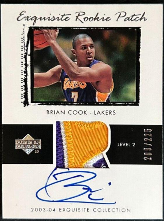 Brian Cook Autograph Patch #58