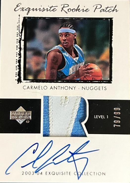 Carmelo Anthony [Autograph Patch] #76