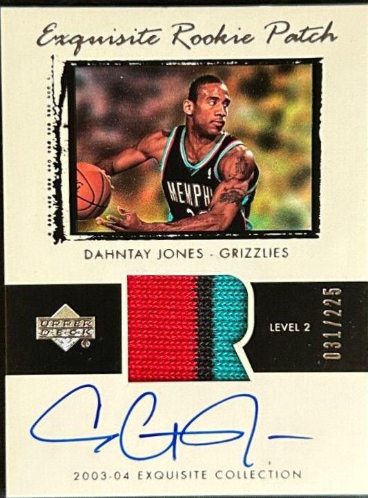 Dahntay Jones Autograph Patch #70