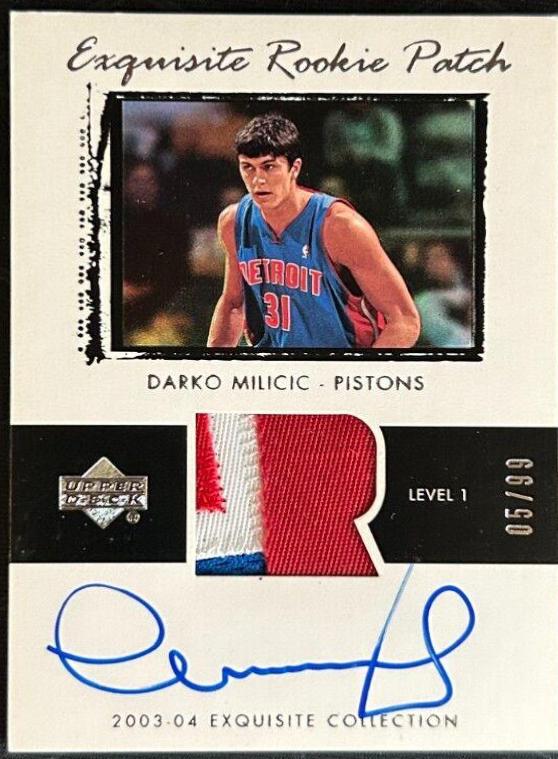Darko Milicic Autograph Patch #77