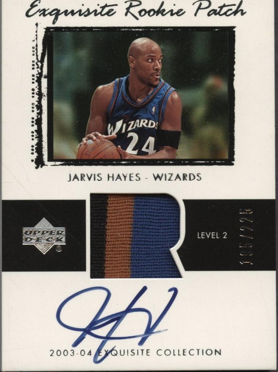 Jarvis Hayes Autograph Patch #73