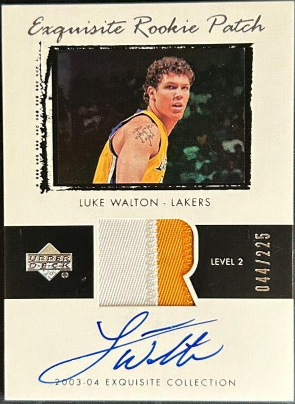 Luke Walton Autograph Patch #51