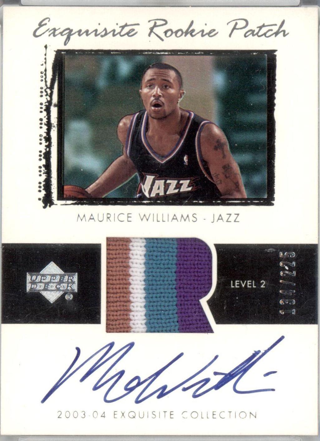 Maurice Williams Autograph Patch #44