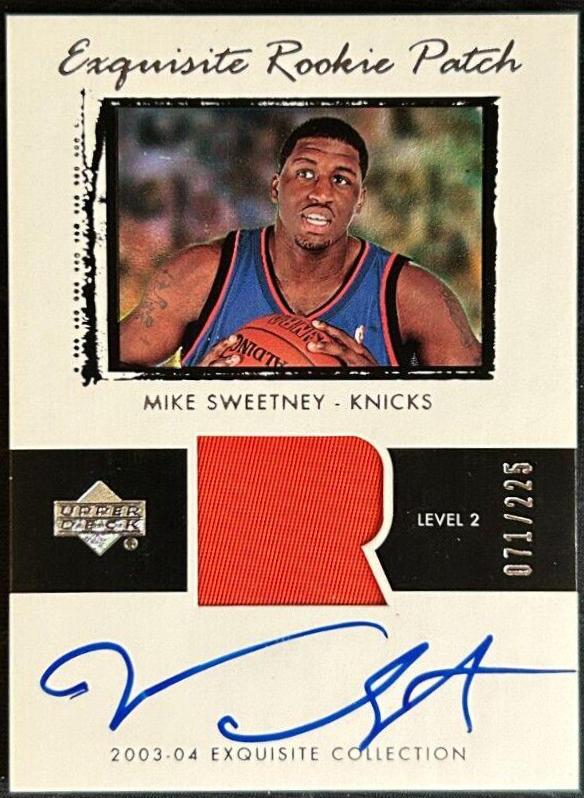 Mike Sweetney Autograph Patch #65