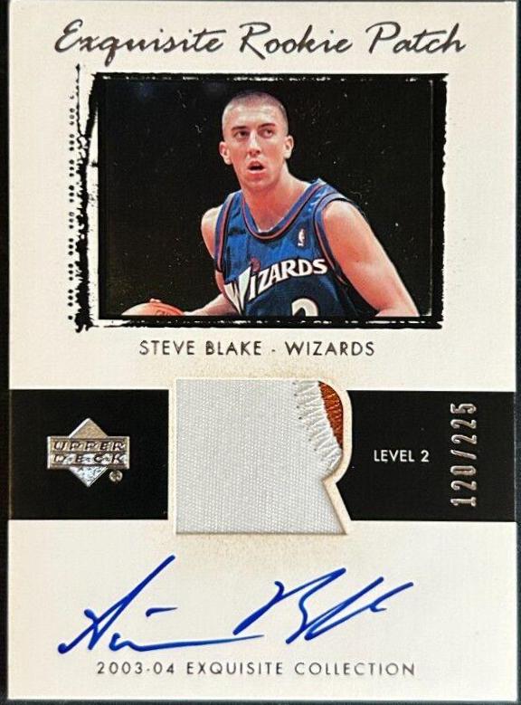 Steve Blake Autograph Patch #62