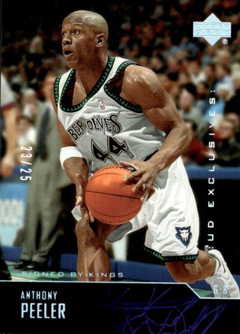 Anthony Peeler [UD Exclusives Rainbow] #245