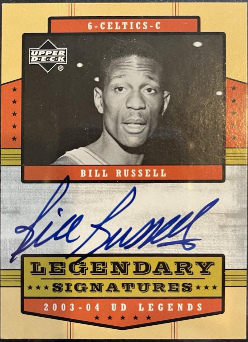 Bill Russell Legendary Signatures #LS-BR