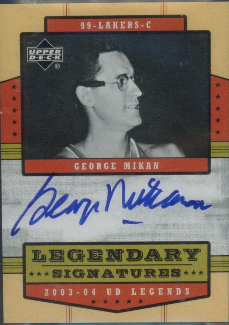 George Mikan Legendary Signatures #LS-GM