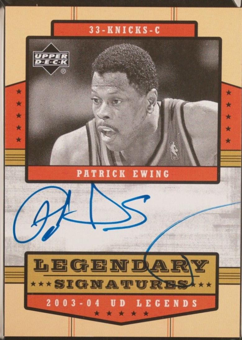 Patrick Ewing Legendary Signatures #LS-PE
