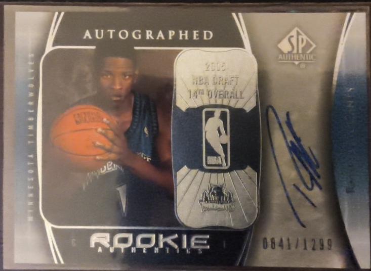 Rashad McCants [Limited Rookie Auto.Jer.] #104