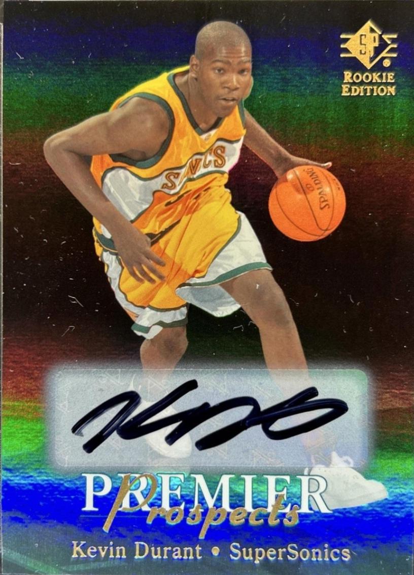 Kevin Durant [1994 SP Rookie Design Autograph] #151