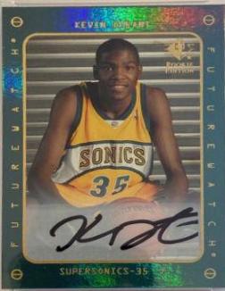 Kevin Durant [1997 SP Rookie Design Autograph] #121