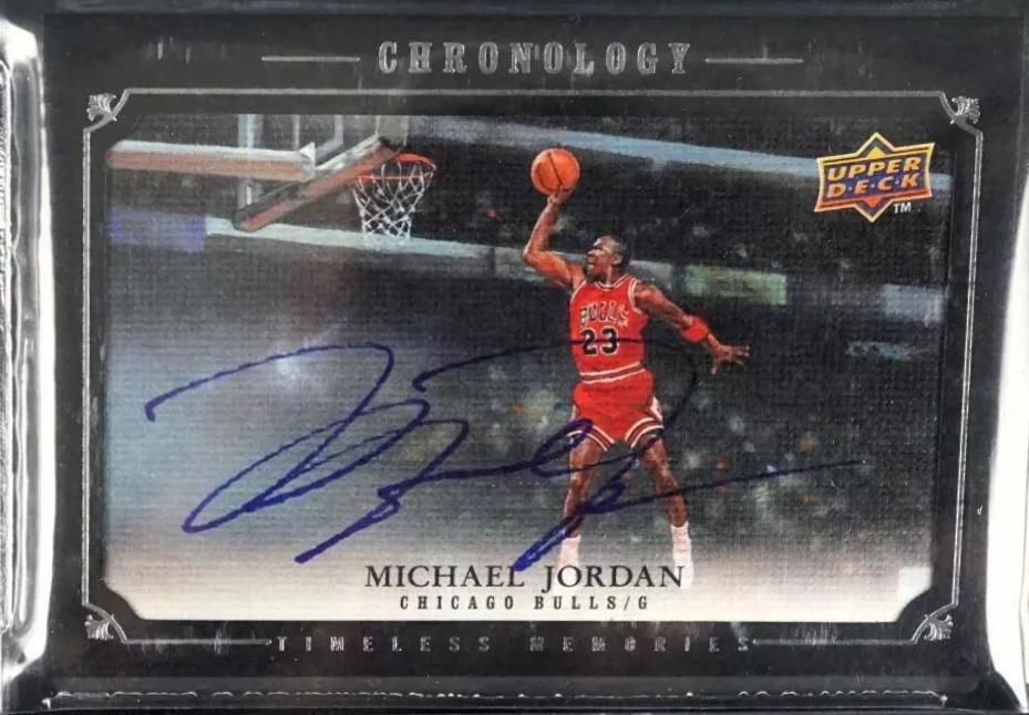 Michael Jordan [Blue Autograph] #136