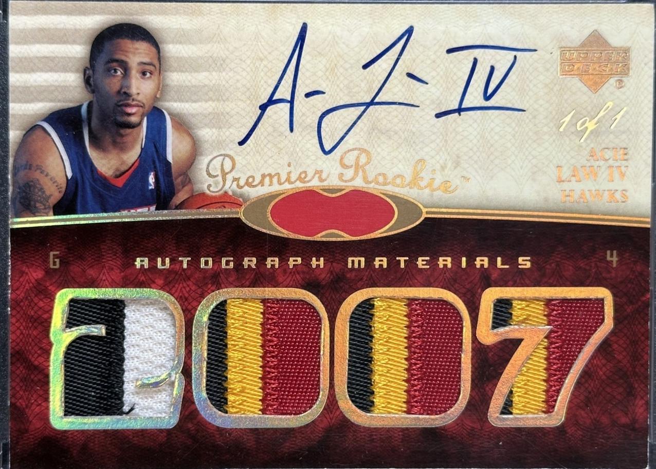 Acie Law IV [Rookie Autograph Jersey Gold] #108