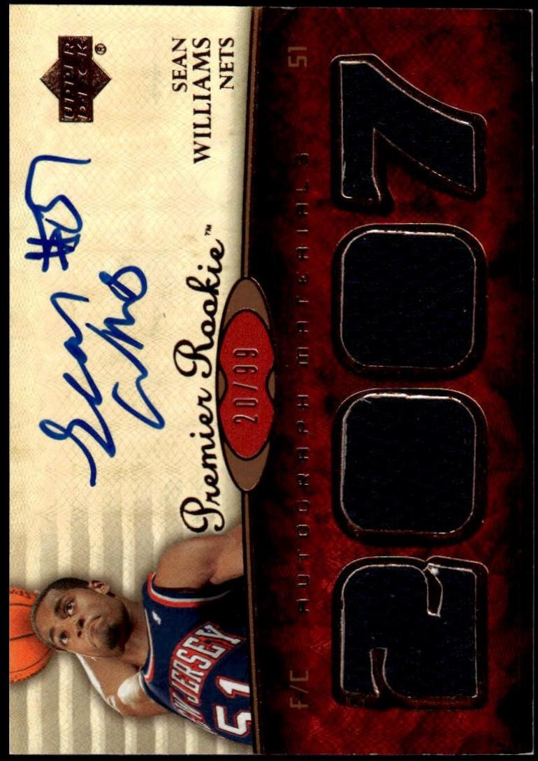 Sean Williams [Rookie Autograph Jersey Copper] #112