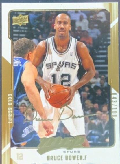 Bruce Bowen [Gold Script] #146