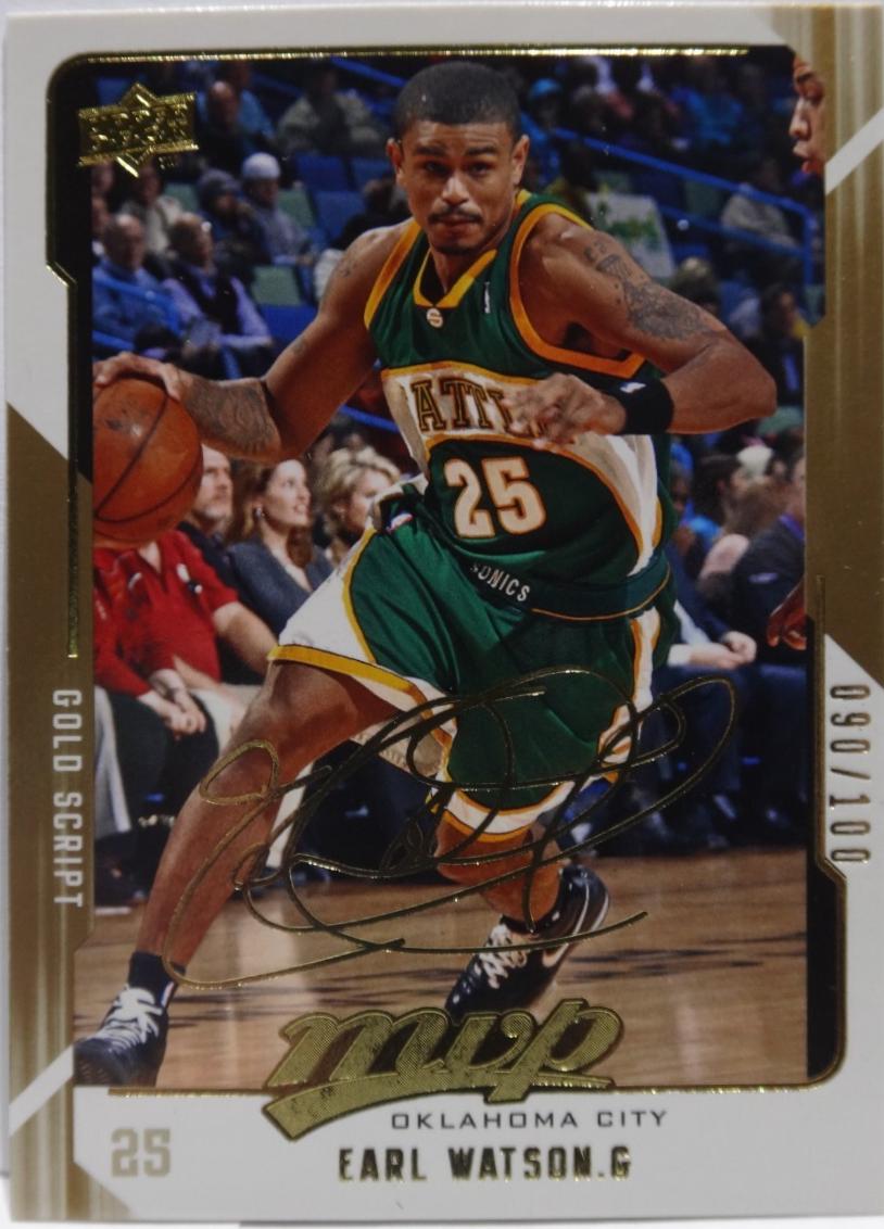 Earl Watson [Gold Script] #152
