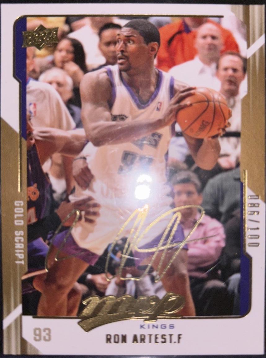 Ron Artest [Gold Script] #137