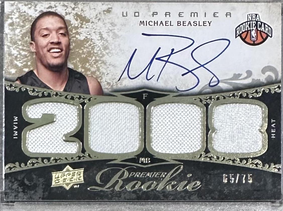 Michael Beasley [Autograph Jersey] #102