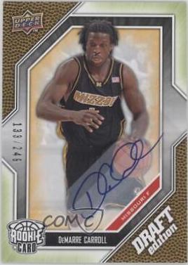 DeMarre Carroll [Autograph Green] #25