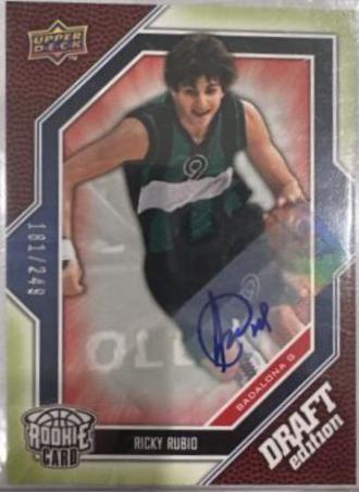 Ricky Rubio [Autograph Blue] #11
