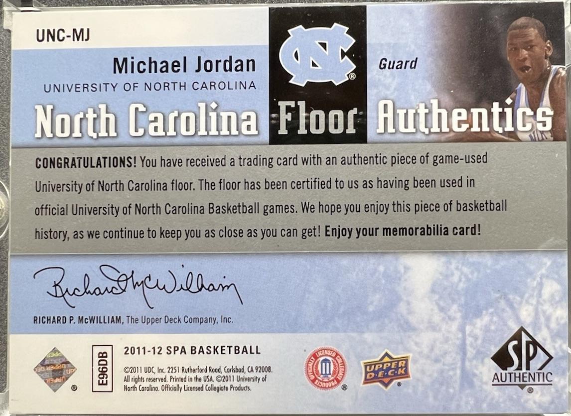 Michael Jordan #UNC-MJ
