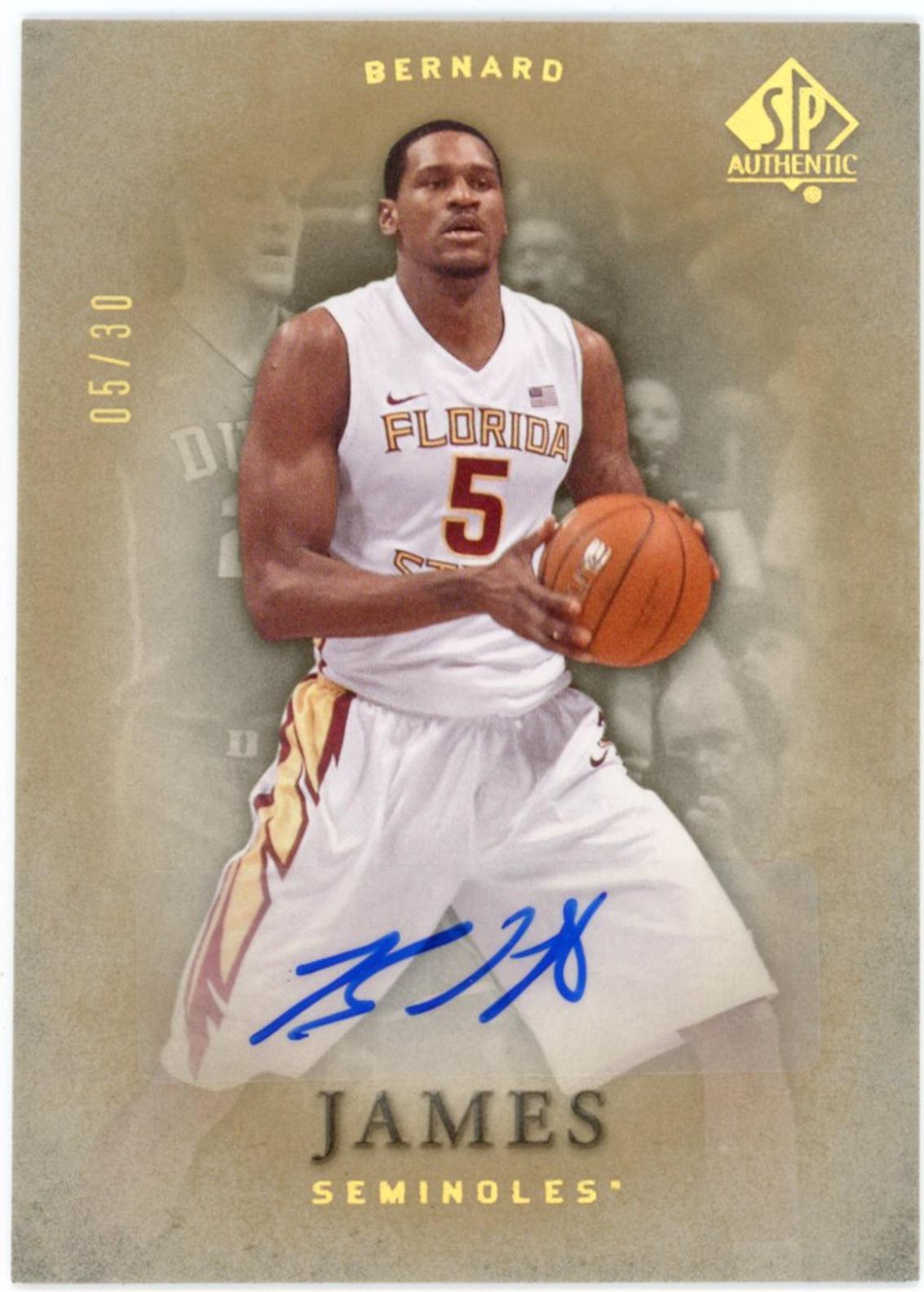 Bernard James [Gold Autograph] #31