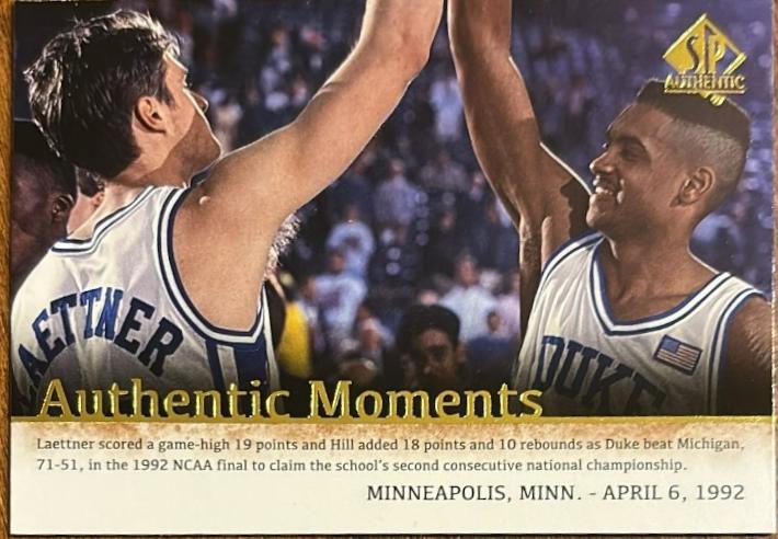 Grant Hill / Christian Laettner #75