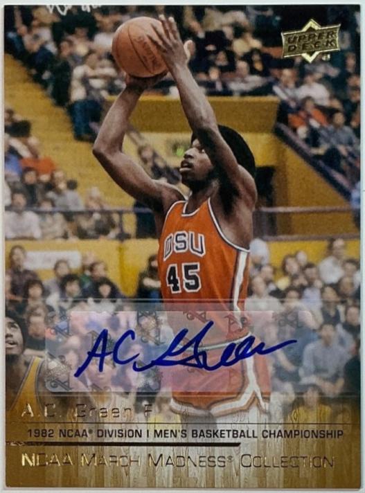 A.C. Green [Gold Foil Autograph] #AC-1