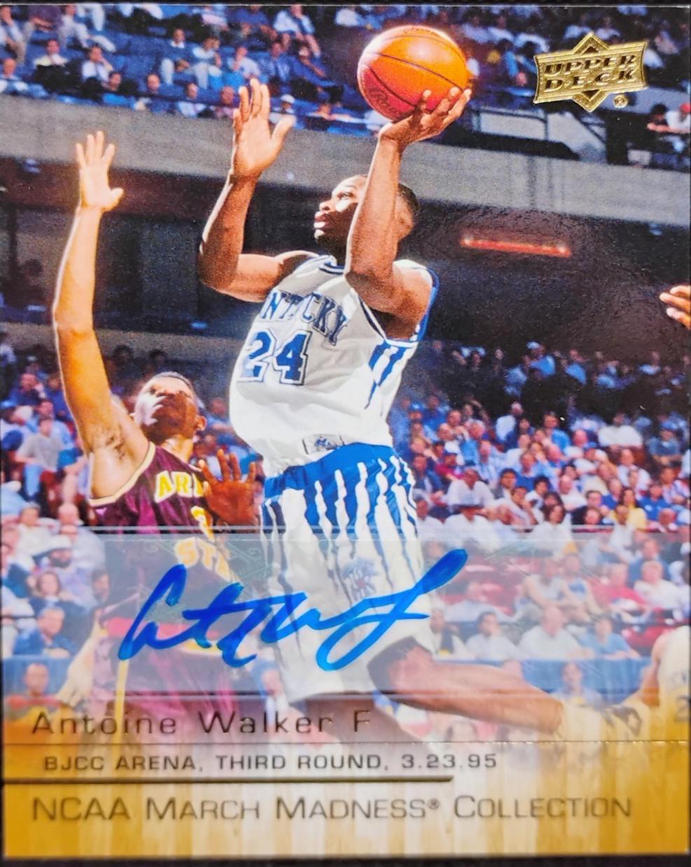 Antoine Walker [Gold Foil Autograph] #AW-1