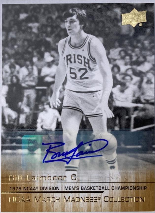 Bill Laimbeer [Gold Foil Autograph] #BL-1