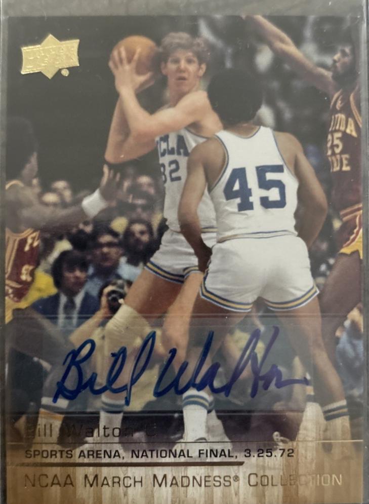 Bill Walton [Gold Foil Autograph] #BW-3