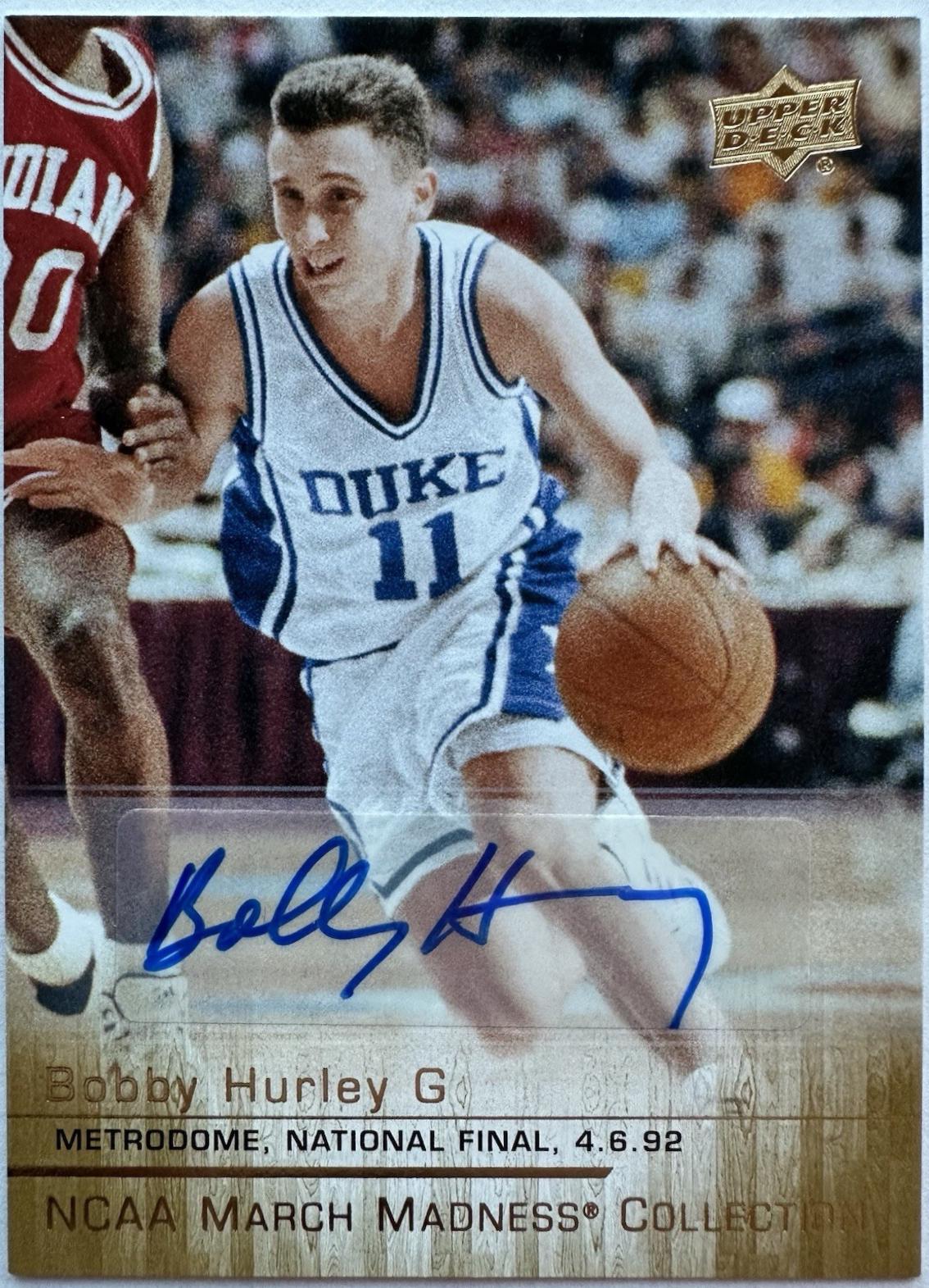Bobby Hurley [Gold Foil Autograph] #BH-3