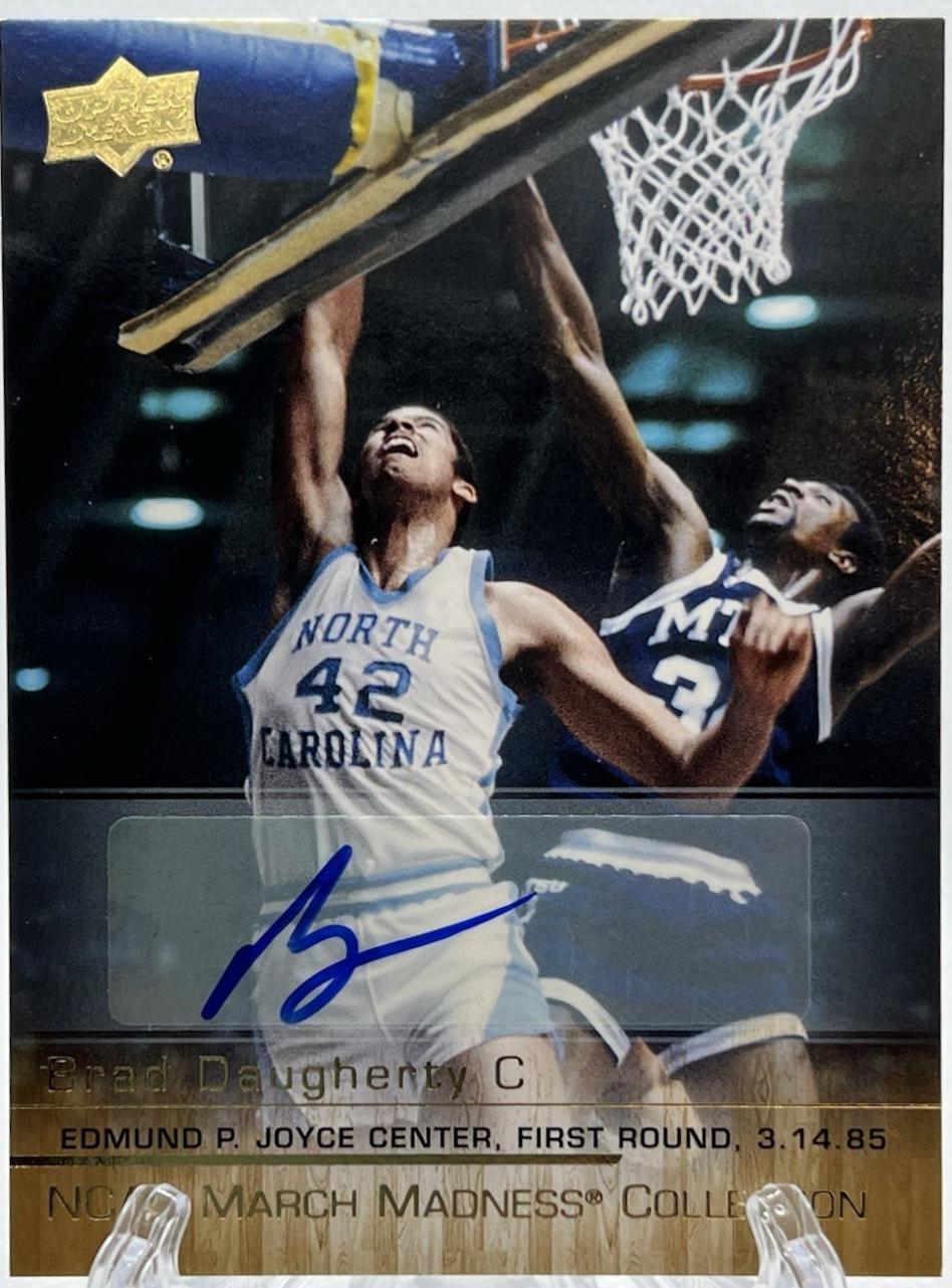 Brad Daugherty [Gold Foil Autograph] #BD-3