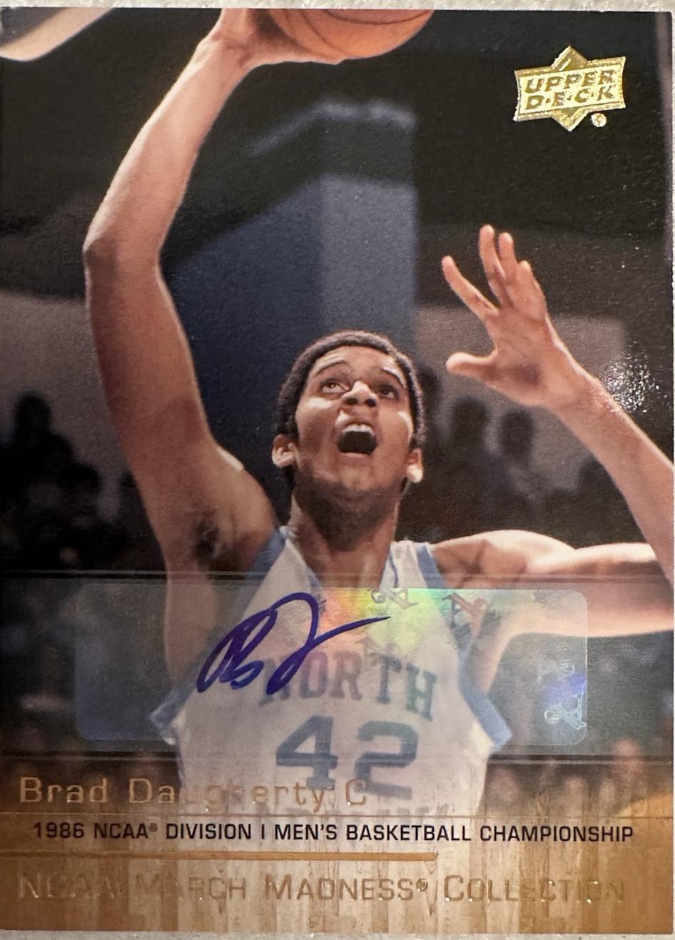 Brad Daugherty [Gold Foil Autograph] #BD-4