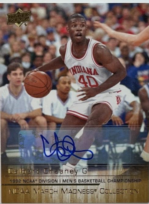 Calbert Cheaney [Gold Foil Autograph] #CC-2