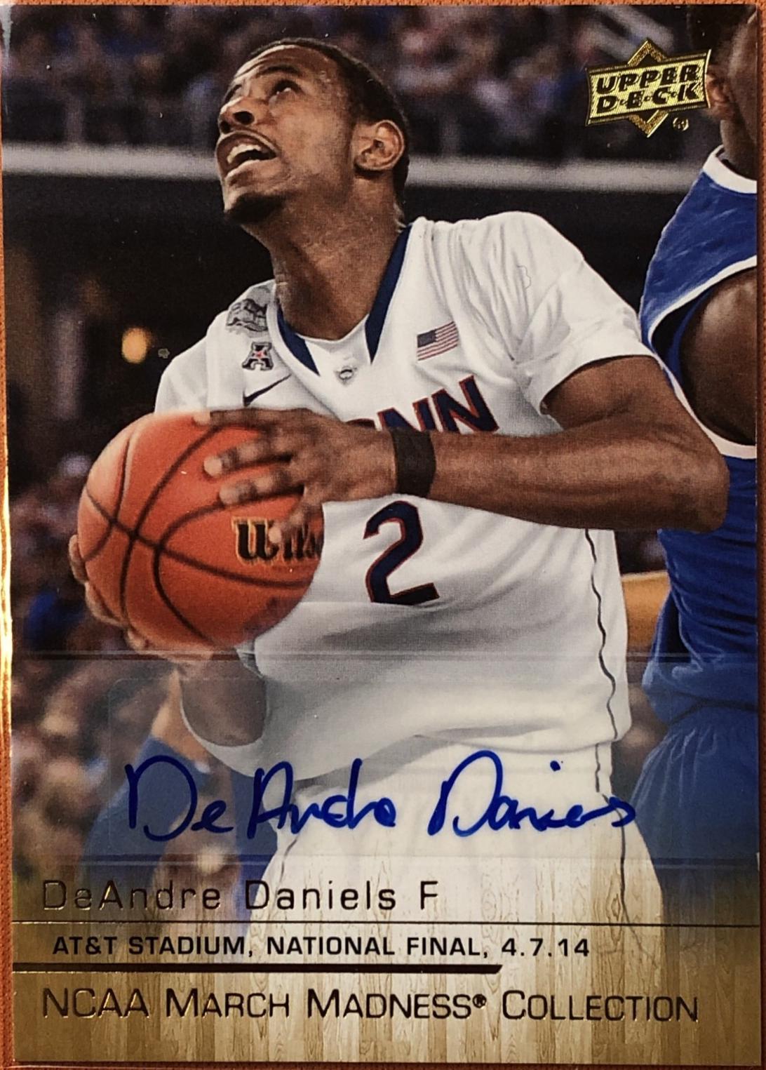 DeAndre Daniels [Gold Foil Autograph] #DD-1