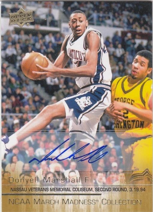 Donyell Marshall [Gold Foil Autograph] #MA-1