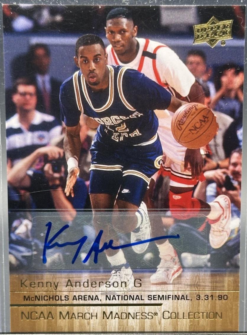 Kenny Anderson [Gold Foil Autograph] #KA-1
