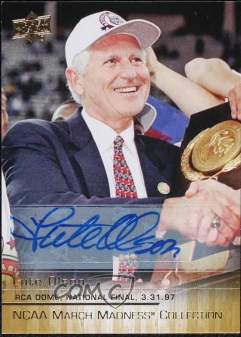 Lute Olson [Gold Foil Autograph] #LO-1
