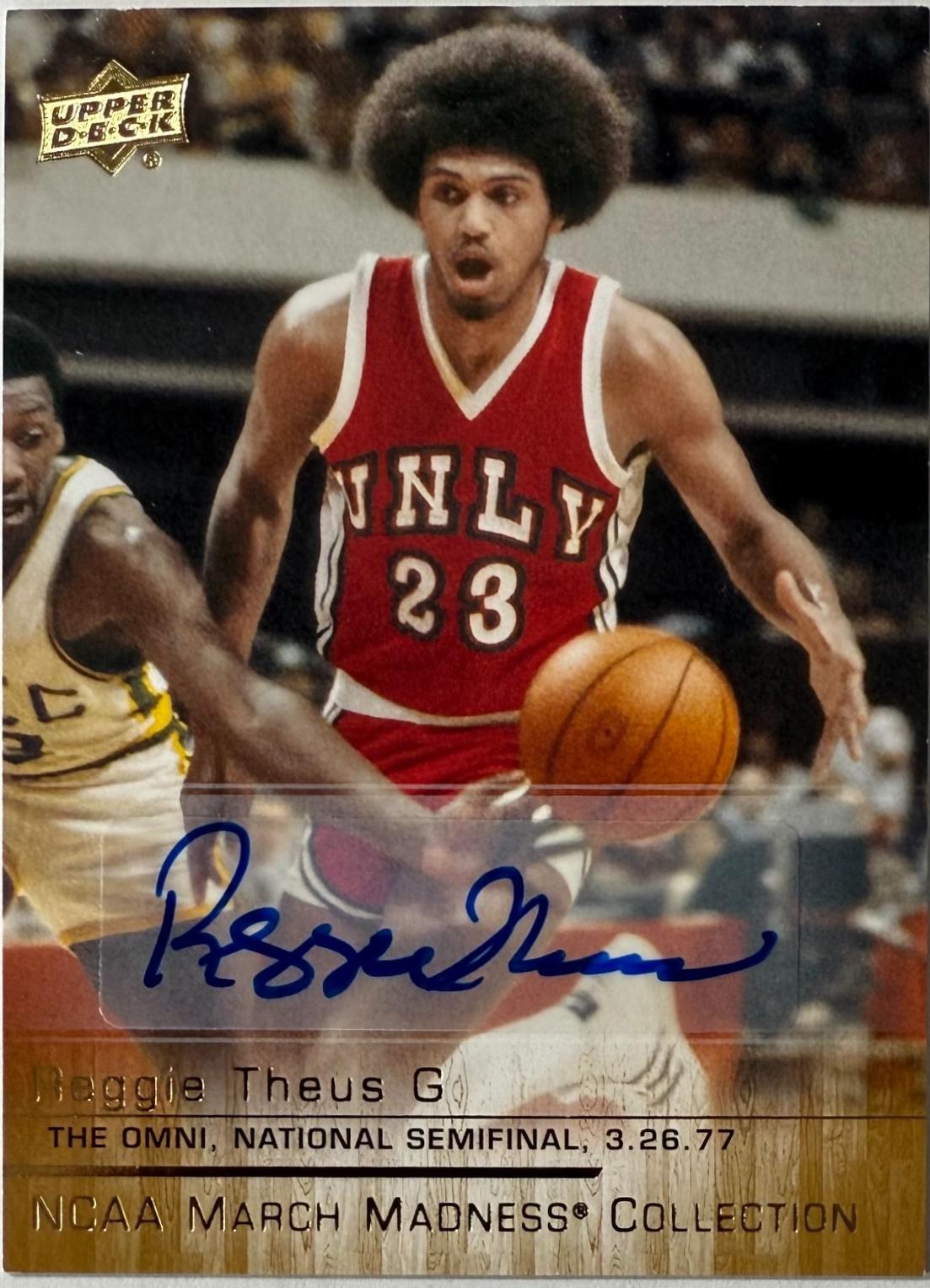 Reggie Theus [Gold Foil Autograph] #RT-2