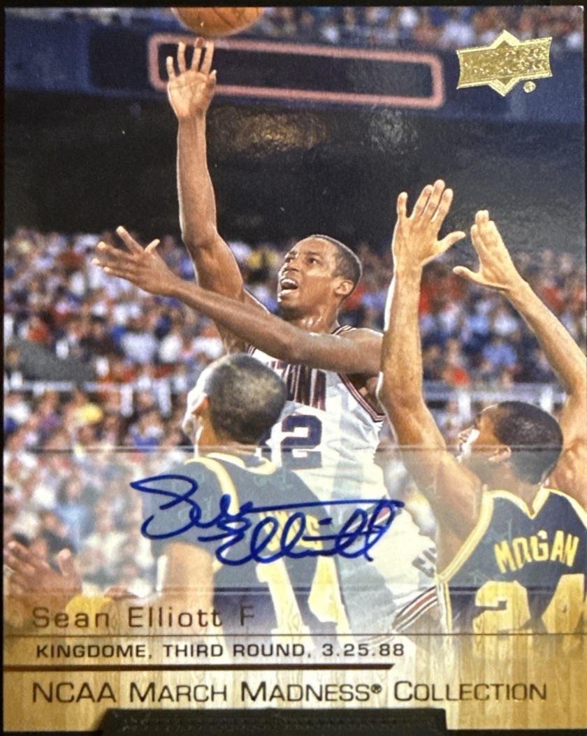 Sean Elliott [Gold Foil Autograph] #SE-1