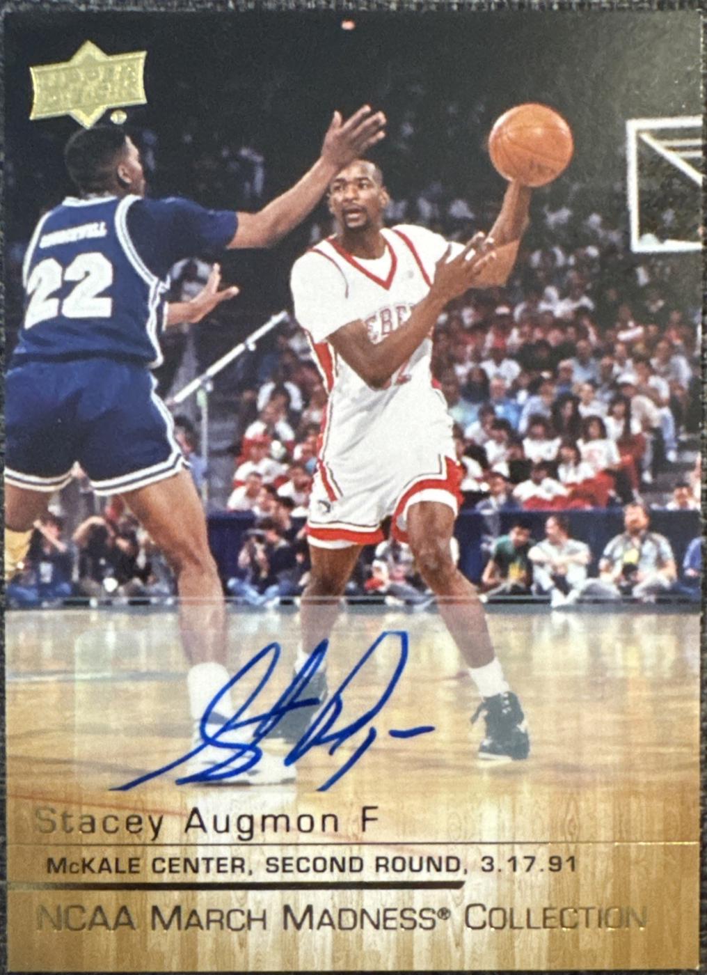 Stacey Augmon [Gold Foil Autograph] #ST-2