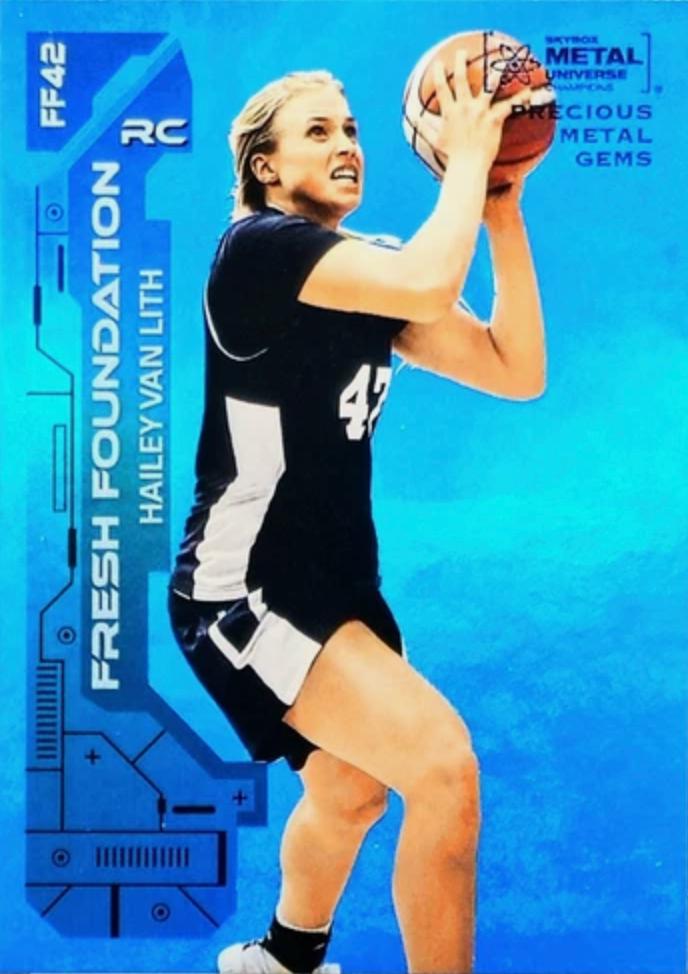 Hailey Van Lith [Blue Precious Metal Gems] #FF42