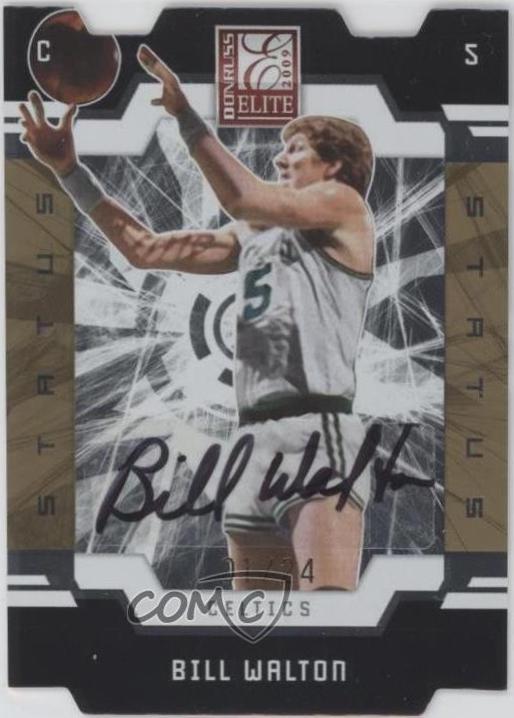 Bill Walton  [Die Cut Status Gold Autograph] #151