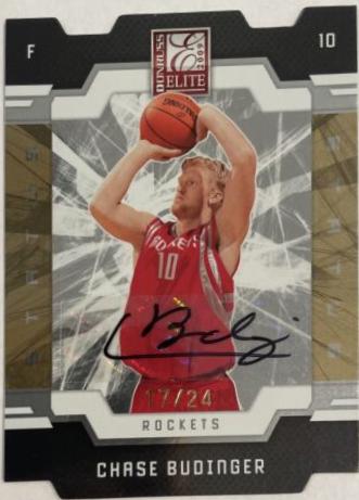 Chase Budinger [Die Cut Status Gold Autograph] #199
