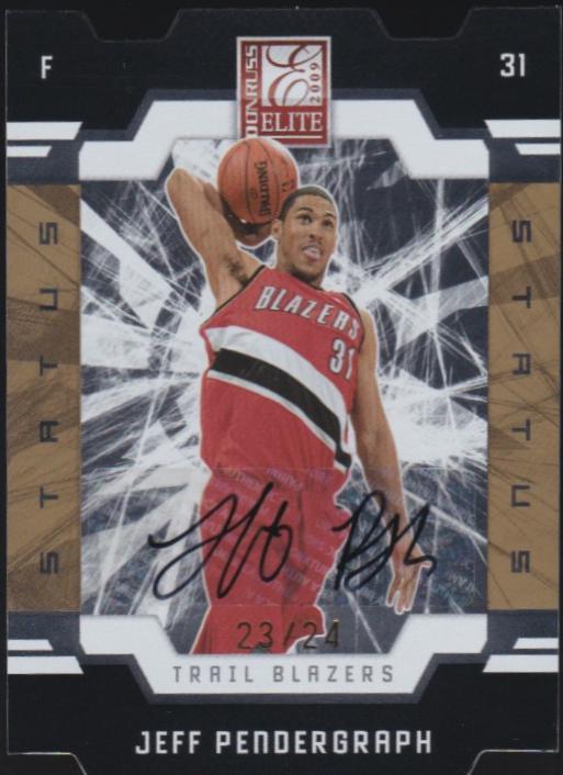 Jeff Pendergraph [Die Cut Status Gold Autograph] #188