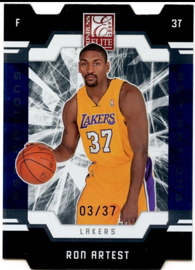 Ron Artest [Die Cut Aspirations] #49
