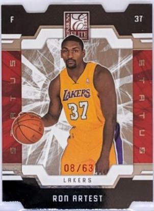 Ron Artest [Die Cut Status] #49