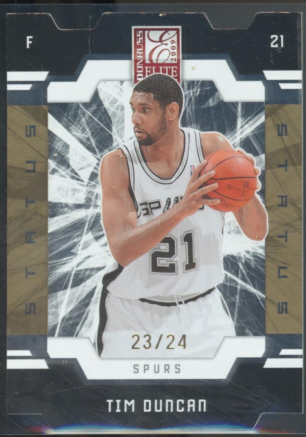 Tim Duncan [Die Cut Status Gold] #106